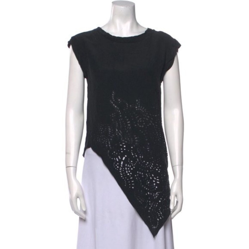 3.1 PHILLIP LIM Asymmetrical Silk Blouse Size S / 4